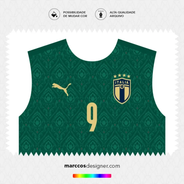 Arte Vetor Terceira Camisa Itália 2019