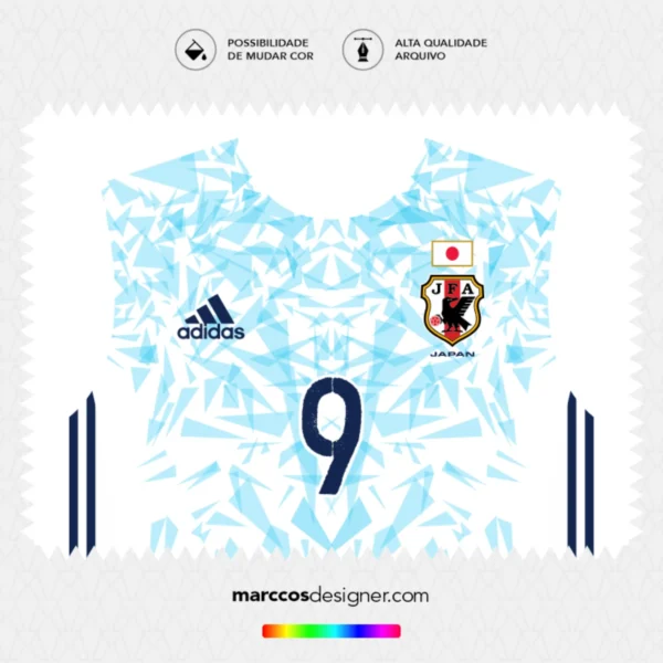 Arte Vetor Camisa Japão Reserva 2016