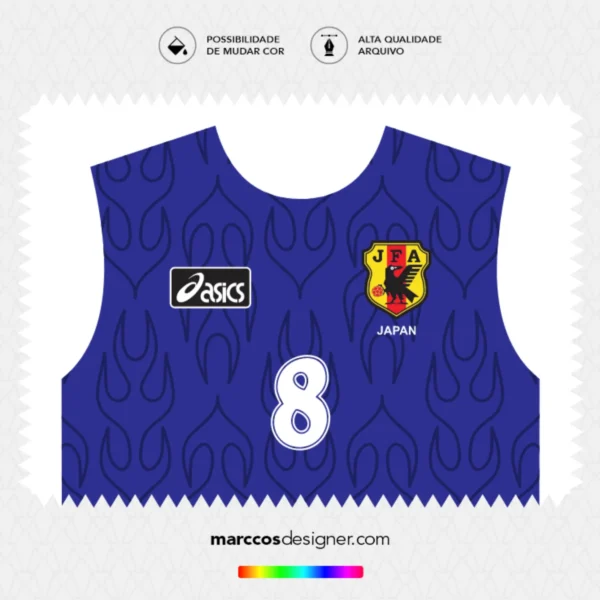 Arte Vetor Camisa Japão Titular 1998