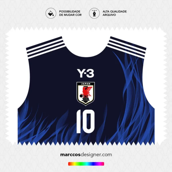 Arte Camisa Japão Titular 2024.2025 Arte Camisa Japão Titular 2024.2025