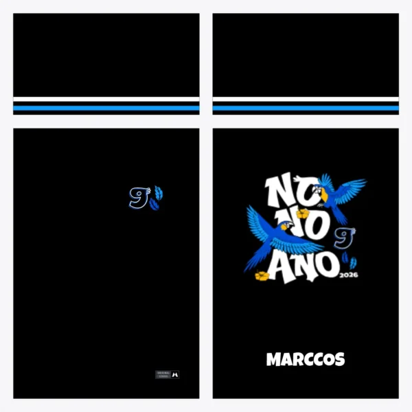 Arte Vetor Camisa Nono Ano Arara - MD092 Arte Vetor Camisa Nono Ano Arara - MD092