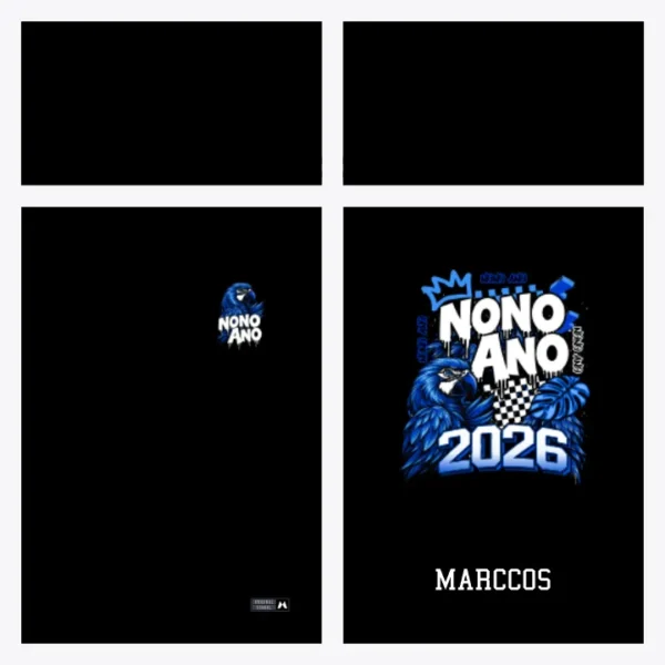 Arte Vetor Camisa Nono Ano - MD095