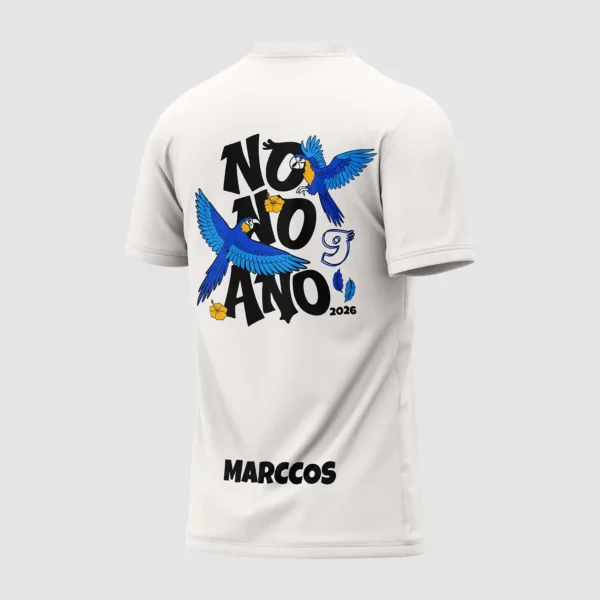 Arte Vetor Camisa Nono Ano Arara - MD092 Arte Vetor Camisa Nono Ano Arara - MD092