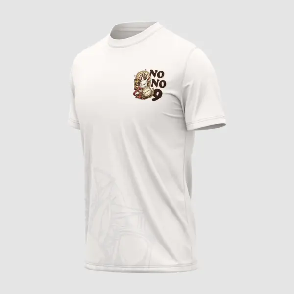 Arte Vetor Camisa Nono Ano Coelho e Relógio - MD102 Arte Vetor Camisa Nono Ano Coelho e Relógio - MD102