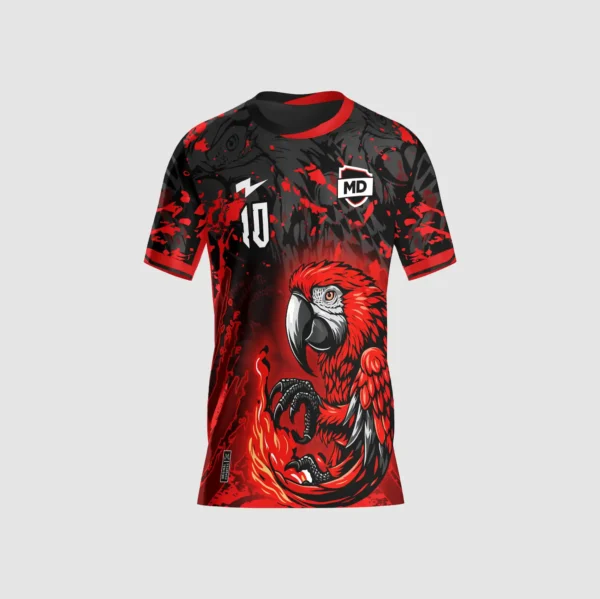 Arte Camisa Interclasse Arara Revil - 0386 Arte Camisa Interclasse Arara Revil - 0386