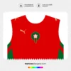 Arte Vetor Camisa Marrocos Titular 2026.2027 Arte Vetor Camisa Marrocos Titular 2026.2027