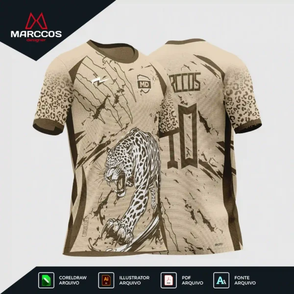 Arte Camisa Interclasse Onça Ravy - 0384