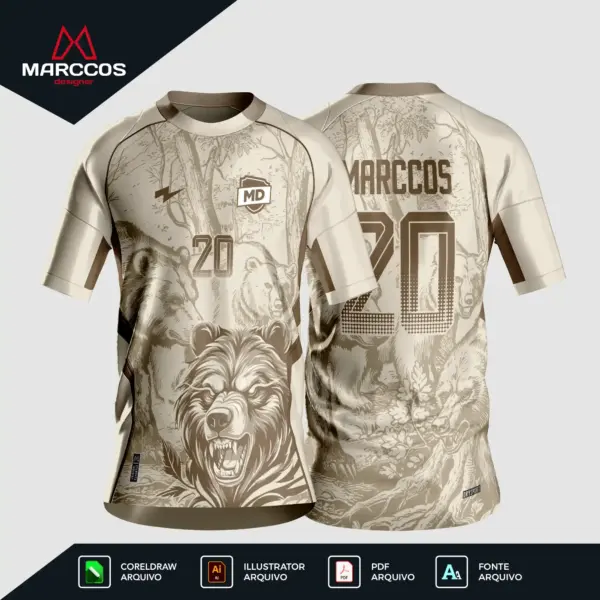 Arte Camisa Interclasse Urso Vance - 0395