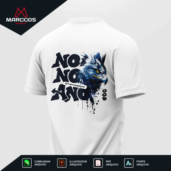 Arte Vetor Camisa Nono Ano Águia - MD086 Arte Vetor Camisa Nono Ano Águia - MD086