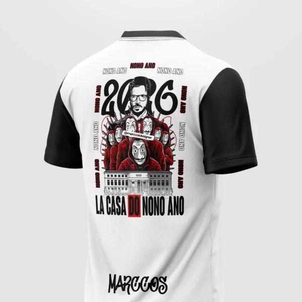 Arte Vetor Camisa Nono Ano La Casa do Nono Ano - MD090 Arte Vetor Camisa Nono Ano La Casa do Nono Ano - MD090