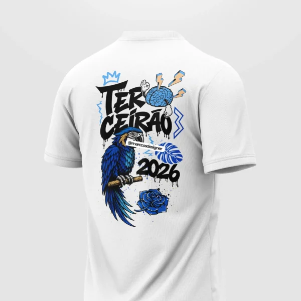 Arte Vetor Camisa Terceirão Arara - MD094 Arte Vetor Camisa Terceirão Arara - MD094