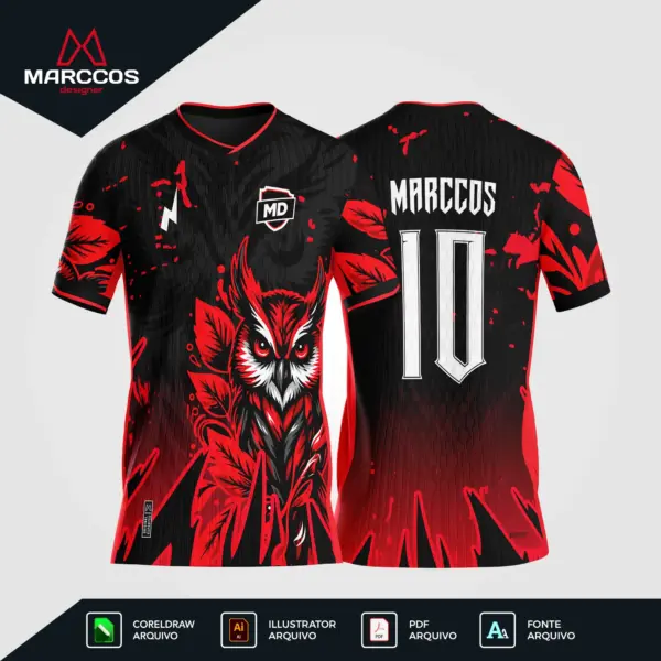 Arte Camisa Interclasse Coruja Siroco - 0387