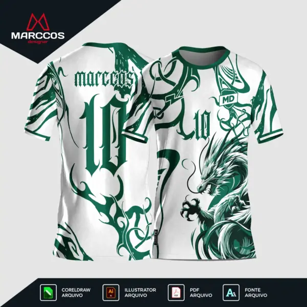 Arte Camisa Interclasse Dragão Greenkai - 0393