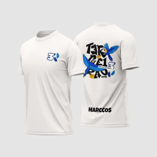 Arte Vetor Camisa Terceirão Arara - MD091 Arte Vetor Camisa Terceirão Arara - MD091