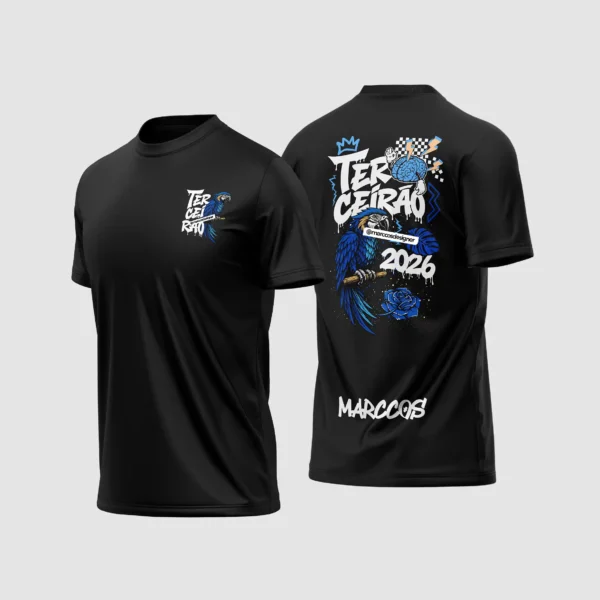 Arte Vetor Camisa Terceirão Arara - MD094 Arte Vetor Camisa Terceirão Arara - MD094