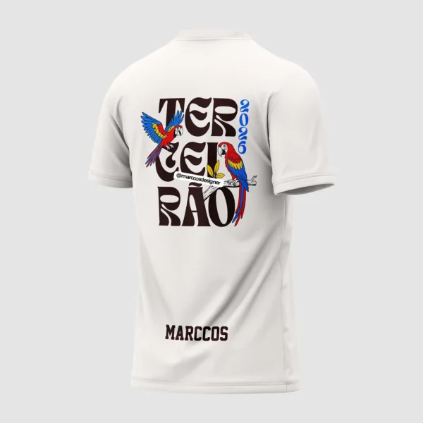 Arte Vetor Camisa Terceirão Arara - MD098