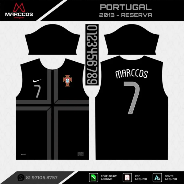 Arte Vetor Camisa Portugal Reserva 2013 Arte Vetor Camisa Portugal Reserva 2013