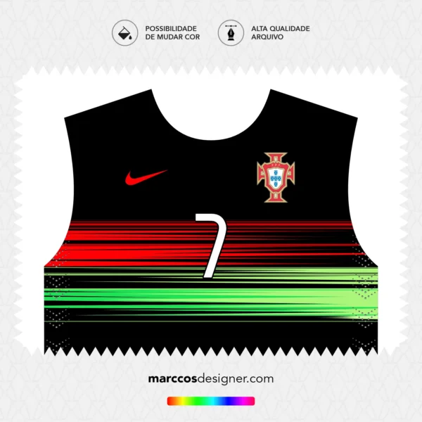 Arte Vetor Camisa Portugal Reserva 2015