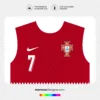 Arte Vetor Camisa Portugal Titular 2024.2025 Arte Vetor Camisa Portugal Titular 2024.2025